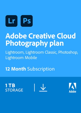 Creative Cloud Photography plan with 1TB