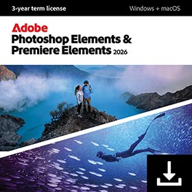
    Adobe Photoshop Elements 2026 & Adobe Premiere Elements 2026 (Windows/Mac)
