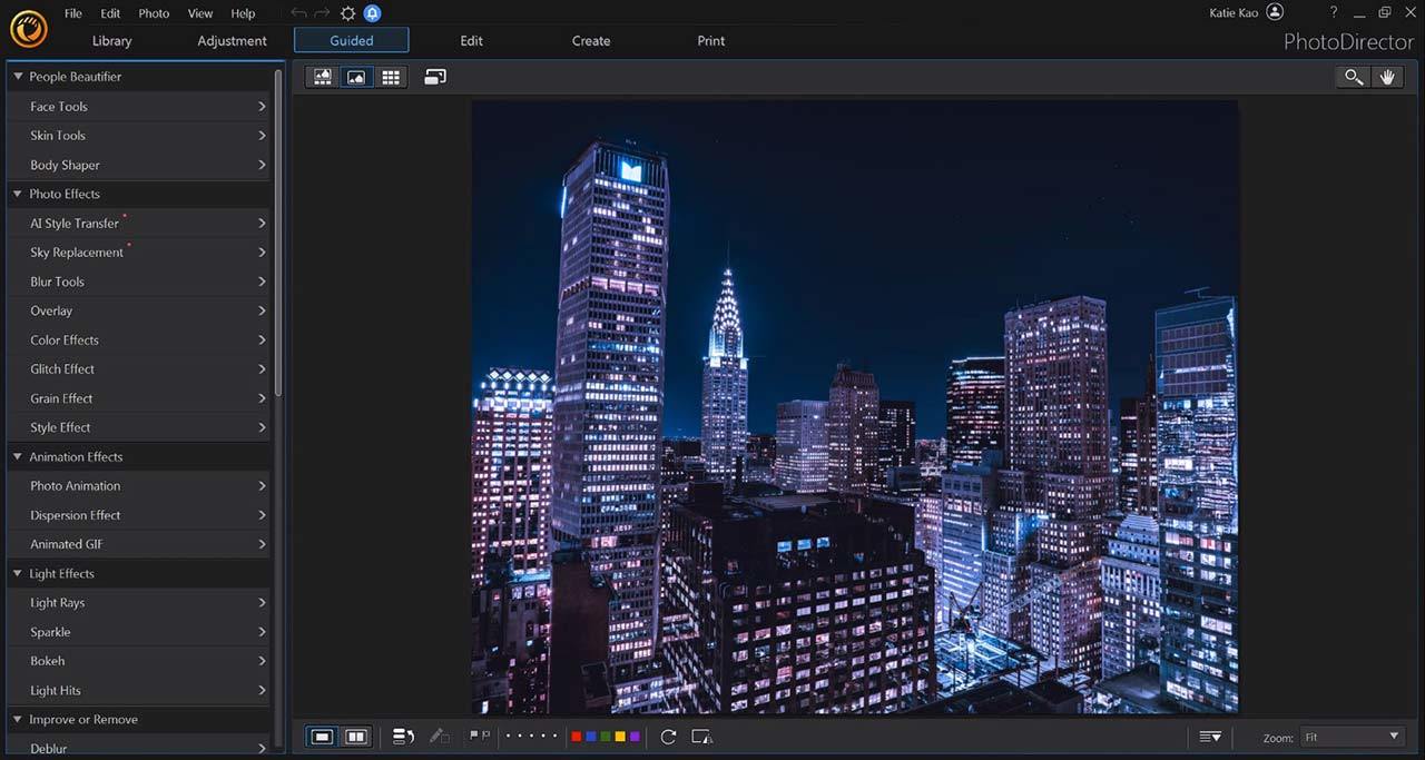How to Apply Cool Glitch Effect to Photos With PhotoDirector